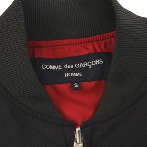 COMME des GARCONS HOMME AD2019 20SS リバーシブル ウール ボンバージャケット S ネイビー