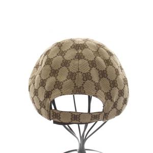 BALENCIAGA GUCCI コラボ 22SS ハッカープロジェクト BB モノグラム キャップ