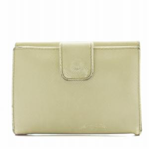 PRADA サフィアーノ 財布 二つ折り レザー ベージュ