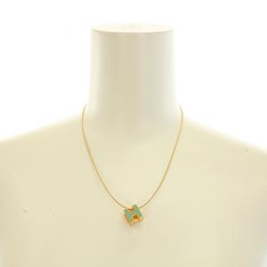 HERMES Cage dH Cube ネックレス ライトブルー