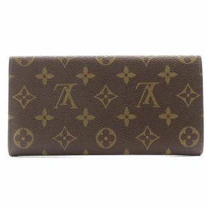 LOUIS VUITTON モノグラム ポルトフォイユ ジョゼフィーヌ 長財布 三つ折り 茶 ブラウン M60164