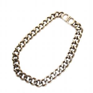 CDアイコン ネックレス チェーン シルバーカラー