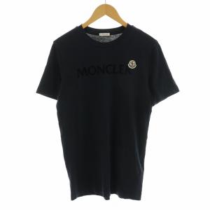MONCLER モンクレール MAGLIA Tシャツ ロゴ ブラック ワッペンS MONCLER モンクレール MAGLIA T-SHIRT マグリア 胸ロゴ ワッペン