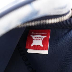 Supreme 22SS Fat Tip Jacquard Denim Waist Bag