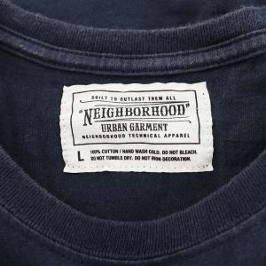 NEIGHBORHOOD URBAN CLASSIC Tシャツ カットソー 半袖 ロゴ コットン L 紺 ネイビー /AN11