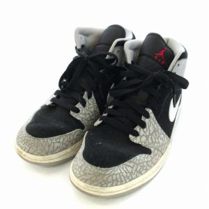 NIKE Air Jordan 1 Mid Elephant Toe/Safari スニーカー