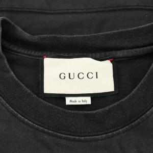 GUCCI ブレード プリント Tシャツ L ブラック 565806