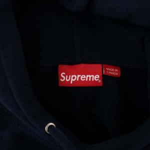 Supreme 17SS Sequin Logo Hooded Sweatshirt L