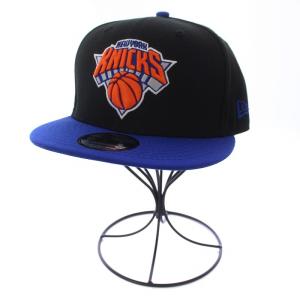 NBA 9FIFTY 2トーン スナップバックキャップ 帽子 ロゴ刺繍 F 黒 ブラック 青 ブルー /BM