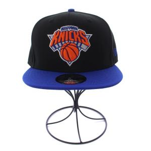 NEW ERA NBA 9FIFTY 2トーン スナップバックキャップ 帽子 ロゴ刺繍 F 黒 ブラック 青 ブルー /BM