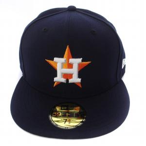 NEW ERA 59FIFTY ヒューストンアストロズ キャップ 帽子 ロゴ 7 5/8 紺 ネイビー /BM