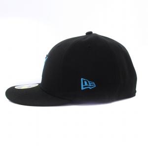 NEW ERA 59FIFTY MLBオンフィールド マイアミマーリンズ ゲーム ベースボールキャップ 帽子 ロゴ 7