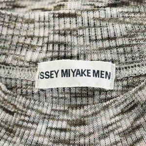 me ISSEY MIYAKE◆半袖カットソー/--/コットン/NVY/無地/MI12FK899 me ISSEY MIYAKE(ミーイッセイミヤケ) / 半袖カットソー