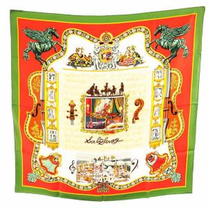 カレ90 IN SALZBURG スカーフ シルク マルチカラー