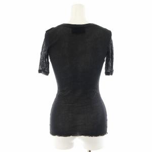 Jean Paul GAULTIER MAILLE カットソー ウルフ M ブラック