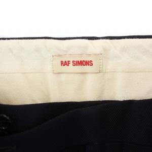 RAF SIMONS 20SS SUSPENDER PANT サスペンダーパンツ ストレート バイカラー 44 S 黒 ブラック