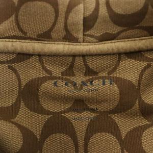 COACH シグネチャー パーカー プルオーバー S 茶 ブラウン
