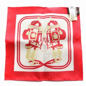 HERMES カレ20 CARRES20 ナノカレ BRIDES de GALA スカーフ 鞍 シルク 絹 赤 レッド