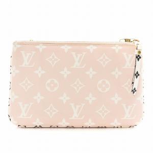 LOUIS VUITTON ポシェット ドゥーブルジップ モノグラムジャイアント レッド M67561