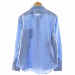 GUCCI オックスフォード シャツ 長袖 コットン 42 16.5 XL 水色 ライトブルー