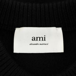 AMI Alexandre Mattiussi ニット セーター XS ブラック レッド UKS002.018