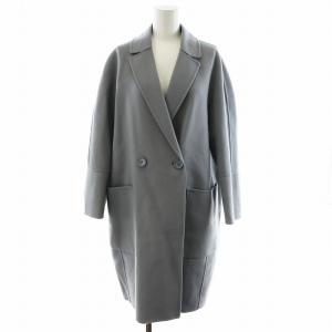21年 ダブルフェイスコート 38 グレー