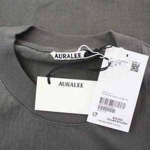 AURALEE タグ付き 24SS HEAVY WEIGHT TEE ヘビーウェイト Tシャツ カットソー 半袖 5 L グレー 24ST01SU