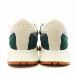 JIMMY CHOO LANDON スニーカー 41.5 グリーン ホワイト