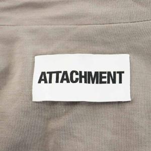 ATTACHMENT COTTON DOUBLE FACE COLLARLESS CARDIGAN コットンダブルフェイス カラーレスカーディガン