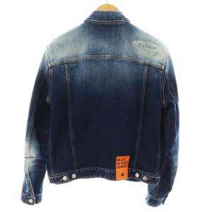 DSQUARED2 デニムジャケット ダメージ加工 46 ブルー
