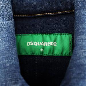 DSQUARED2 デニムジャケット ダメージ加工 46 ブルー