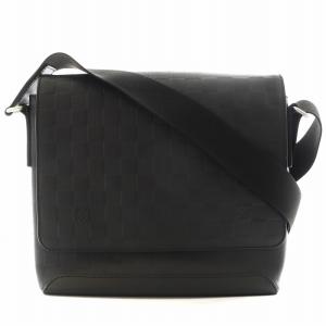 ダミエ アンフィニ ディストリクトPM ショルダーバッグ ブラック N41033