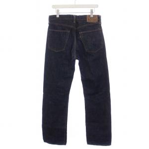 COOTIE デニムパンツ ジーンズ ストレート ボタンフライ W32 青 ブルー
