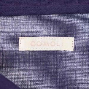COMOLI 23SS 空紡オックス シャツ 3 ブルー X01-01025