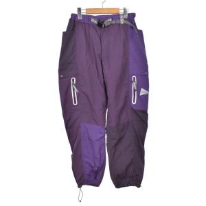 アンドワンダー and wander PATCHWORK WIND PANT パッチワーク ウィンドパンツ