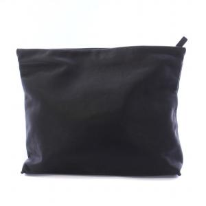 クラッチバッグ レザー ブラック