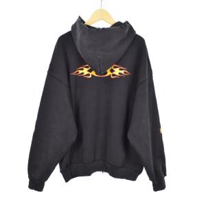 BALENCIAGA 24SS BURNING UNITY ZIP-UP HOODIE