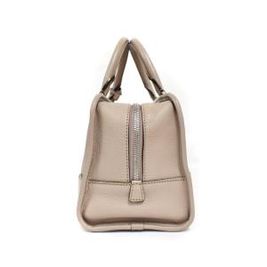 LOEWE アマソナ28 アナグラム レザー ミニボストン ベージュ