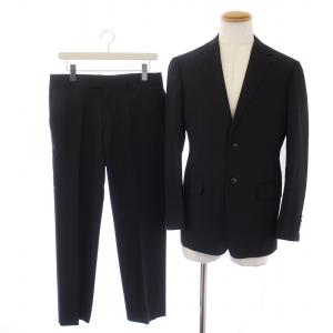 スーツ セットアップ 上下 テーラードジャケット 背抜き シングル 2B パンツ ジップフライ ストライプ