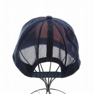 HYSTERIC GLAMOUR RECORDS キャップ 帽子 ロゴ F オレンジ 紺 ネイビー 02231QH03