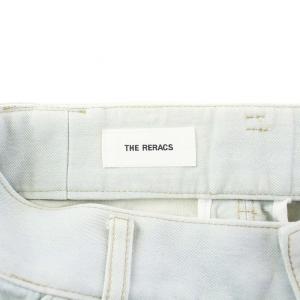 THE RERACS THERERACS ザリラクス ワイドデニムパンツ ジーンズ 1タック 48 M 青 ブルー /KH