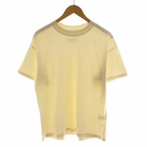 Tシャツ カットソー 半袖 コットン S アイボリー /AN9 AA