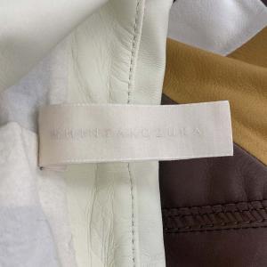 SHINYA KOZUKA SHINYAKOZUKA MASSIVE PAUL LEATHER/Canvas ライダースジャケット