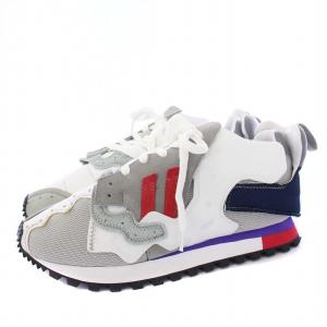 kolor リメイク 再構築 クレイジースニーカー ローカット 26.5cm 白 ホワイト グレー /KH