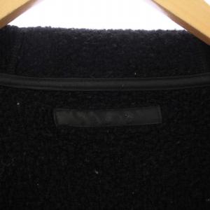 roar PISTOL SWAROVSKI METAL ジップアップパーカー ニット 長袖 二丁拳銃 1 S 黒