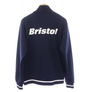 F.C.Real Bristol BIG STAR JERSEY BLOUSON ビッグスター ジャージー ブルゾン トラックジャケット ジップアップ L 紺