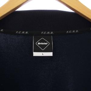 F.C.Real Bristol BIG STAR JERSEY BLOUSON ビッグスター ジャージー ブルゾン トラックジャケット ジップアップ L 紺