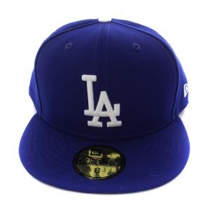 NEW ERA 59FIFTY ロサンゼルス ドジャース キャップ 帽子 ロゴ 8 青 ブルー
