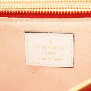 LOUIS VUITTON ポシェット ドゥーブルジップ モノグラムジャイアント ショルダーバッグ ピンク レッド M67561