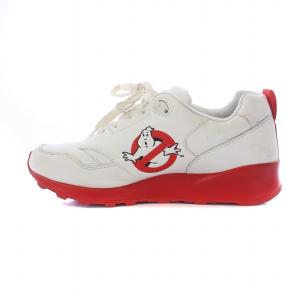 ゴーストバスターズ GHOSTBUSTERS にゅ スニーカー シューズ レザー US8 26cm 白